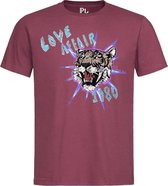 Pinned by K – Love affair T-shirt Bordeaux - L