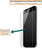 Fooniq Screenprotector Transparant - Geschikt Voor Apple iPhone 6/6S/7/8 Plus