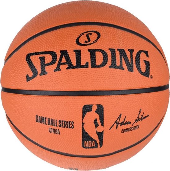 Spalding NBA Game Ball Replica 83385Z, Unisex, Oranje, basketbal, maat: 7
