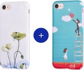 Vivid TPU Cover Hoesje voor Apple iPhone 7 Plus / 8 Plus - KERST CADEAU DEAL - 1+1 GRATIS