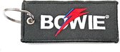 David Bowie Sleutelhanger Flash Logo Zwart