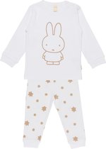 Nijntje unisex pyjama – sterren – wit- maat 74/80