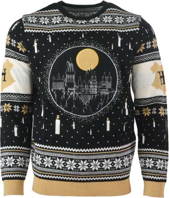 Harry Potter Hogwarts Castle Candle Sweater Kersttrui | bol.com