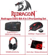 Redragon S101-BA 4in1 Gaming Kit-  Muis, Toetsenbord, Headset en Muismat