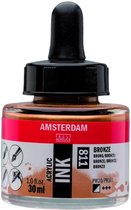 Amsterdam Acrylic Inkt Fles 30 ml Brons 811