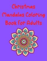 Christmas Mandala Coloring Book For Adults