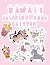 Kawaii coloring book Glitter