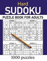 Hard Sudoku Puzzle Book For Adults 1000 Puzzles