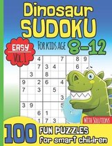 Dinosaur Sudoku for Kids Age 8-12