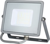 LED Bouwlamp 30 Watt - LED Schijnwerper - Viron Dana - Warm Wit 3000K - Mat Grijs - Aluminium - SAMSUNG LEDs - BES LED