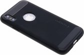 Spigen Case Rugged Armor iPhone X XS zwart hoesje - Matt Black