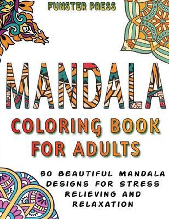 Mandala Coloring Book for Adults - cover