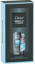 Dove GP Men Dousch 250ml + Deospray 150ml Clean