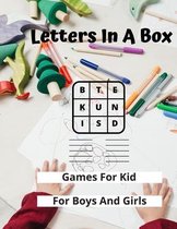 Letters In A Box - Games For Kids - For Boys and Girls