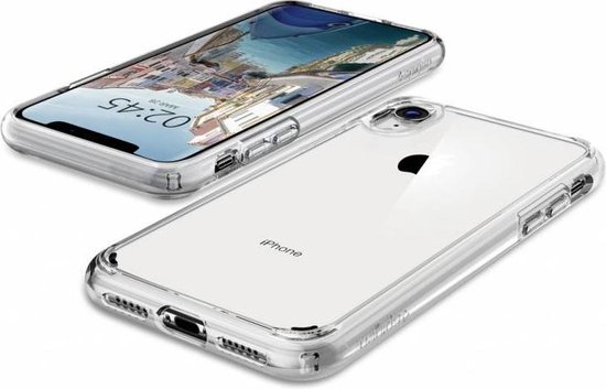 Spigen Ultra Hybrid case geschikt voor iPhone XR doorzichtig hoesje - Transparant - Spigen