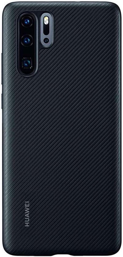 Huawei PU Case Huawei P30 Pro hoesje - Carbon look - Zwart | bol.com