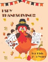 I Spy Thanksgiving Book for Kids Ages 2-5