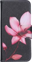 Hoesje Met Pasjeshouder Geschikt voor Huawei P Smart (2020) - Design Softcase Bookcase (Binfen) smartphone - Meerkleurig / Flowers