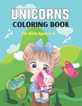 Unicorns Coloring Book for Girls Ages 4-8