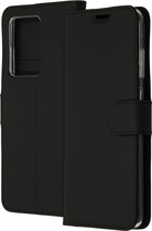 Samsung Galaxy S20 Ultra Hoesje Met Pasjeshouder - Accezz Wallet Softcase Bookcase - Zwart