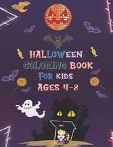 Halloween Coloring Book For Kids Ages 4-8