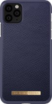 iDeal of Sweden Saffiano Backcover iPhone 11 Pro Max hoesje - Blauw