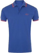 RiX Heren Polo Parker Blue-Coral - S