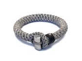 Brahman - Cobra - Licht Grijs - Mannen armband - 17cm