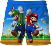 Mario korte broek - juichen - maat 98 - kinderen