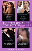 Modern Romance January 2021 B Books 5-8: Forbidden Hawaiian Nights (Secrets of the Stowe Family) / Waking Up in His Royal Bed / The Playboy Prince of Scandal / After the Billionaire's Wedding Vows…