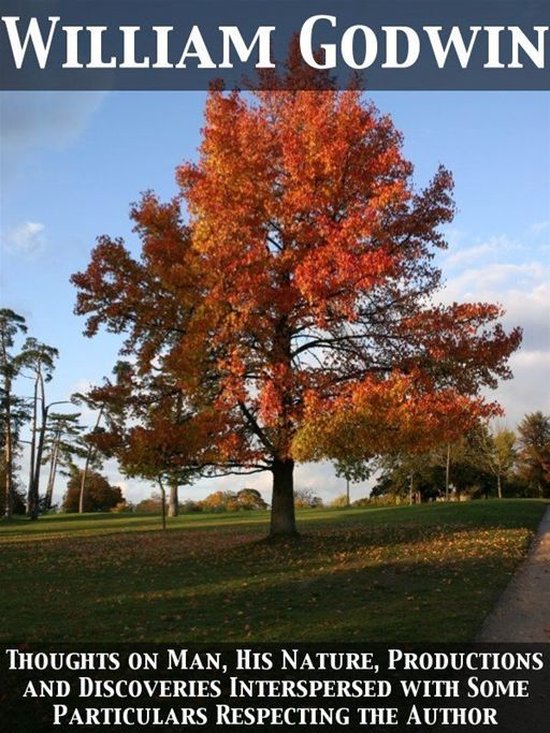 Thoughts on Man, His Nature, Productions and Discoveries Int ... - cover