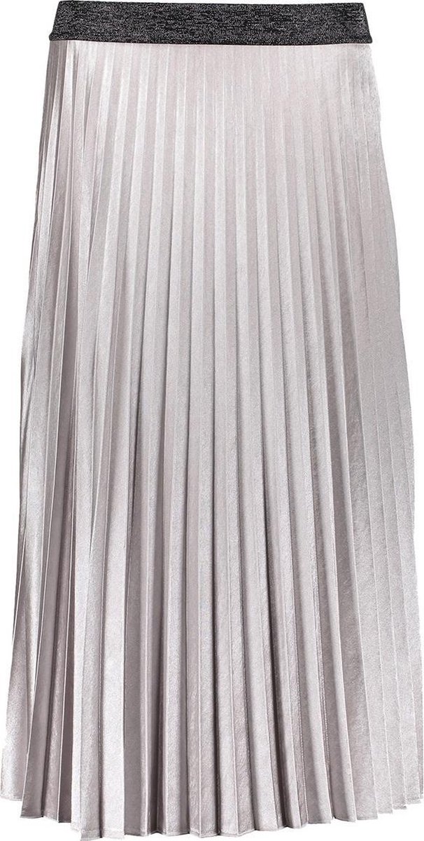 Skirt Satin Plisse 06857 Silver