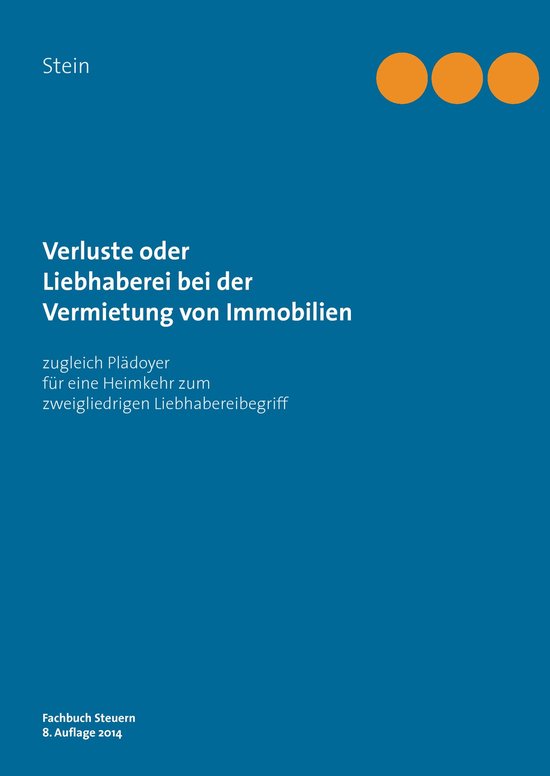 Verluste oder Liebhaberei bei der Vermietung von Immobilien - cover