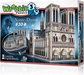 Wrebbit Notre-Dame de Paris - 3D puzzel - 830 stuks