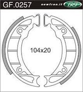Remsegmentset Newfren GF0257 Piaggio Zip Voor