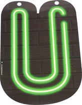 Neon Letter U 24cm