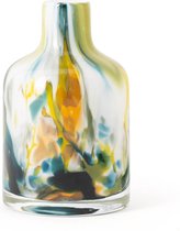 Design vaas Bottled - Fidrio COLORI - glas, mondgeblazen bloemenvaas - diameter 8 cm hoogte 13 cm