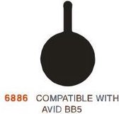 Schijfrembloksett Metalic Carbon Avid BB3 / BB5 /