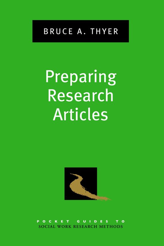Pocket Guide to Social Work Research Methods - Preparing Res ... - cover
