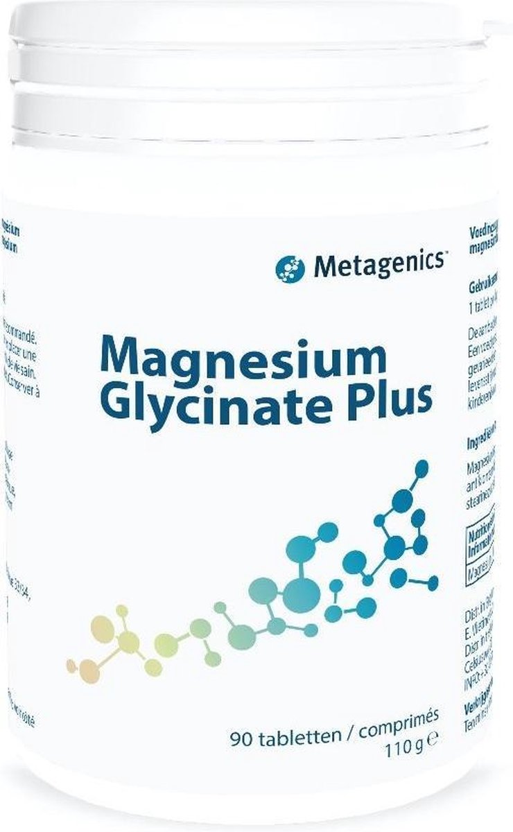 Metagenics Magnesium Glycinate Plus - 90 Tabletten - Mineralen | bol.com