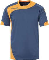 Kempa Peak Shirt kinderen - Navy / Oranje - maat 128