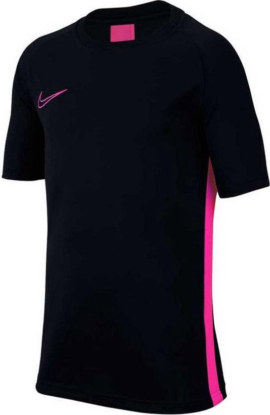 Nike Dry Academy voetbalshirt jongens zwart/roze | bol.com