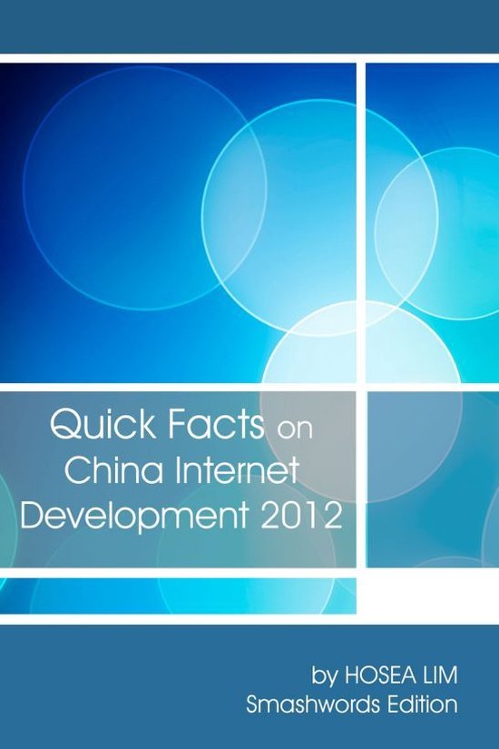 Quick Facts On China Internet Development 2012 - cover