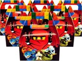 Lego Ninjago  12 Traktatie doosjes | Uitdeeldoosjes |Kinderfeestjes