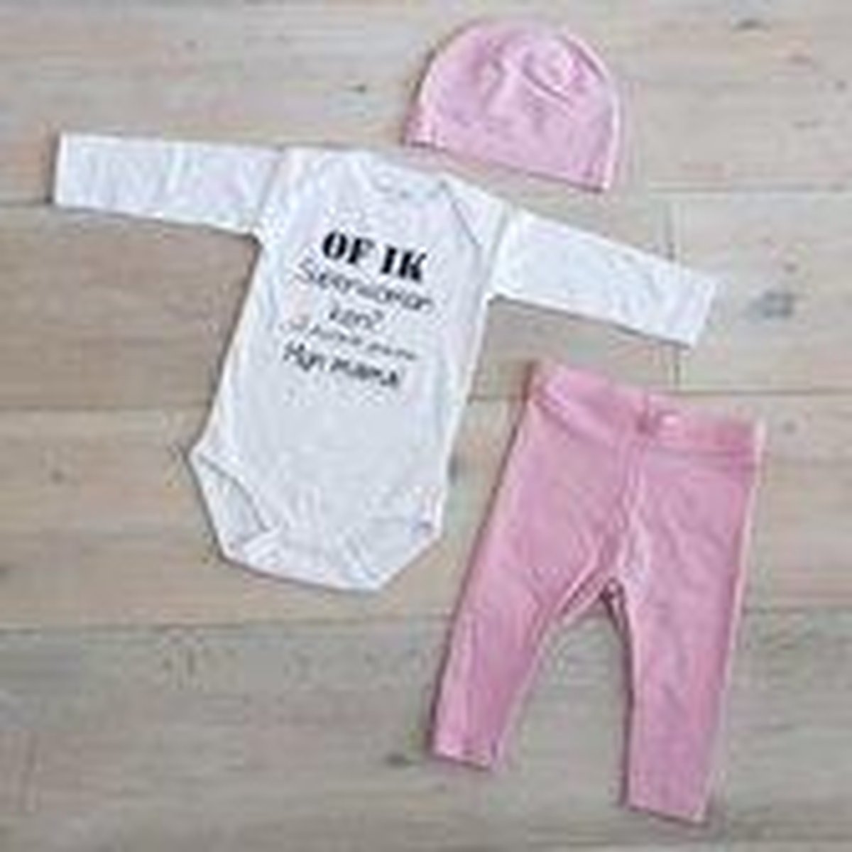 Goedkoopste MM Baby pakje cadeau geboorte meisje jongen set met tekst aanstaande zwanger kledingset pasgeboren unisex Bodysuit | Huispakje | Kraamkado | Gift Set babyset kraamcadeau babygeschenk babygeschenkset kraampakket