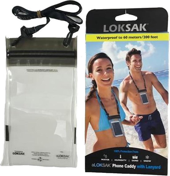 LOKSAK 3.9x7 Waterproof Case with Lanyard
