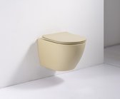 Star & Art | Toilettes suspendue | Sable mat| Softclose | Nano revêtement et fonction sans monture