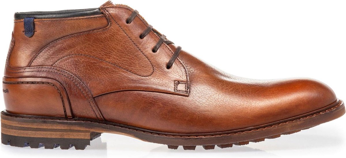 Floris van Bommel 20102 Volwassenen Heren sneakersVrije tijd half-hoog Kleur: Cognac