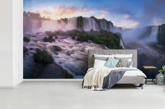 abstract Pigment Fruitig Behang - Fotobehang - Iguaçu watervallen zijn de grootste watervallen ter  wereld -... | bol.com