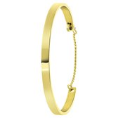 Stalen armband bangle gold graveerbaar